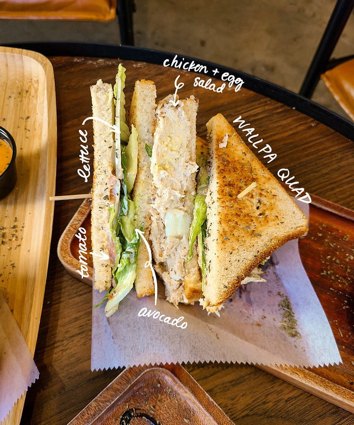 Sumaq Coffee lunch items