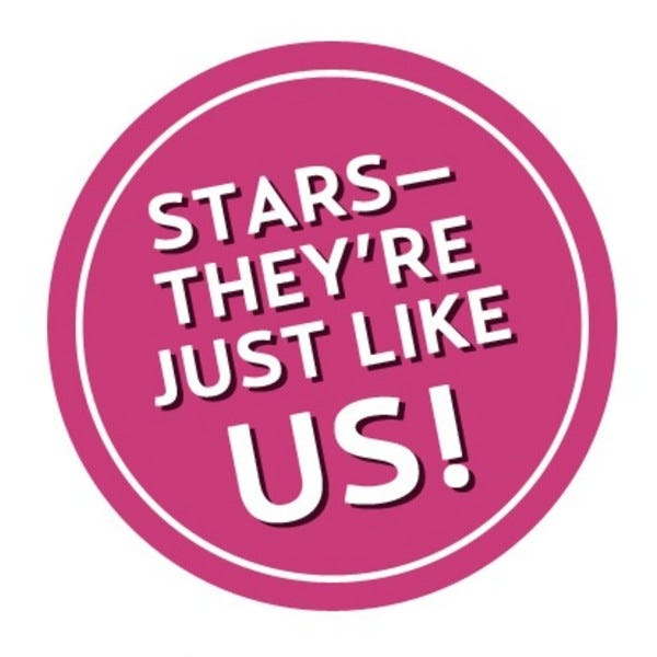 Stars: They Are Unfortunately Just Like Us | by Alison Cupp Relyea | Medium
