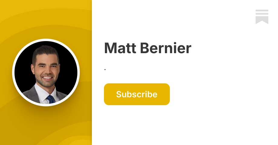 Matt Bernier | Substack