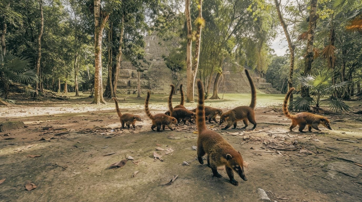 White-nose Coatis White-nose Coatis