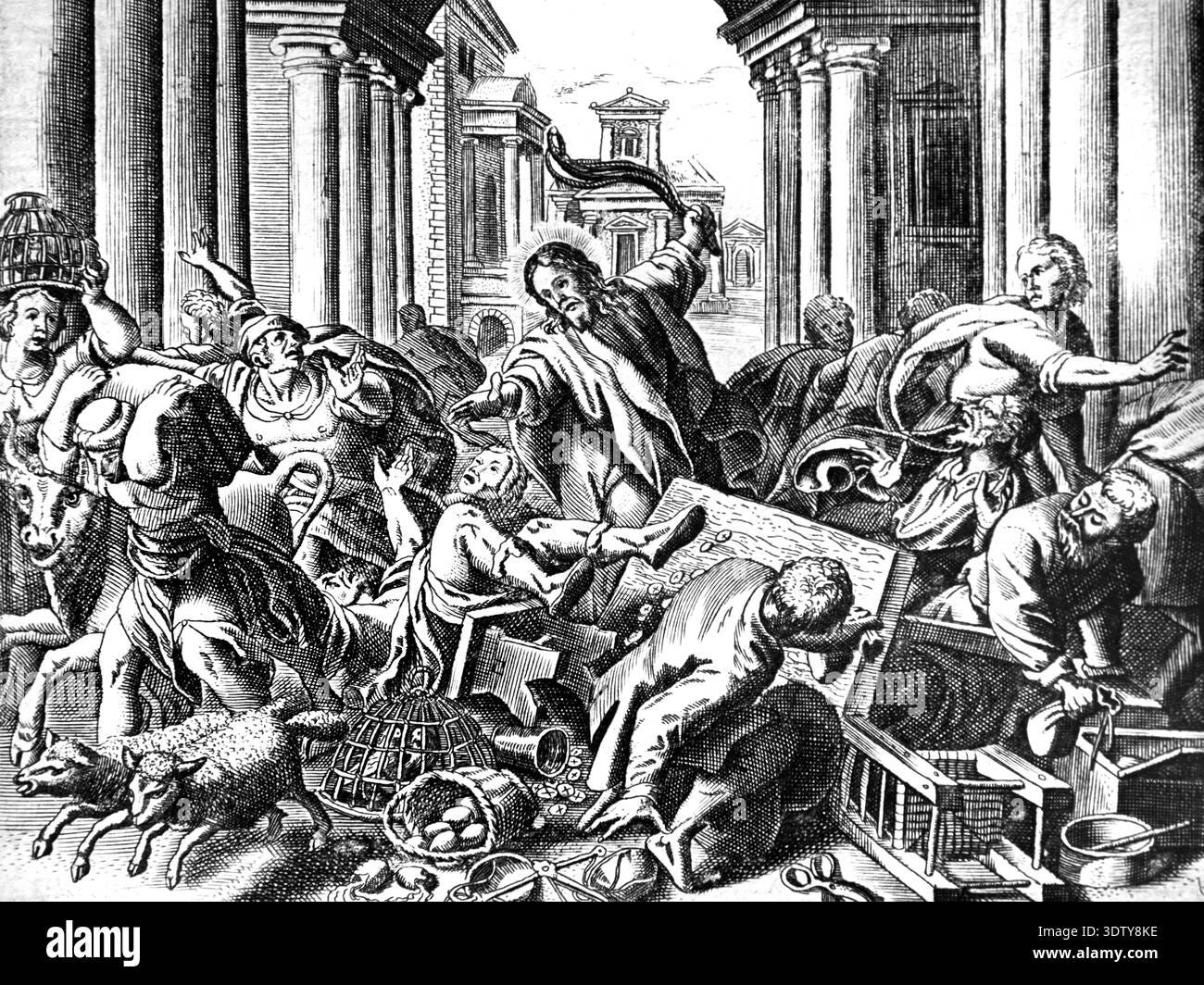 Jesus money temple Black and White Stock Photos &amp; Images - Alamy