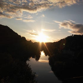 Sunset over Ironbridge