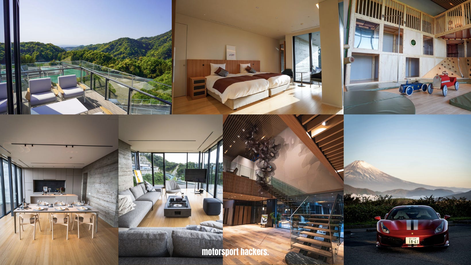 Japan Racetrack House A Race Track and Luxury, what more do you need?