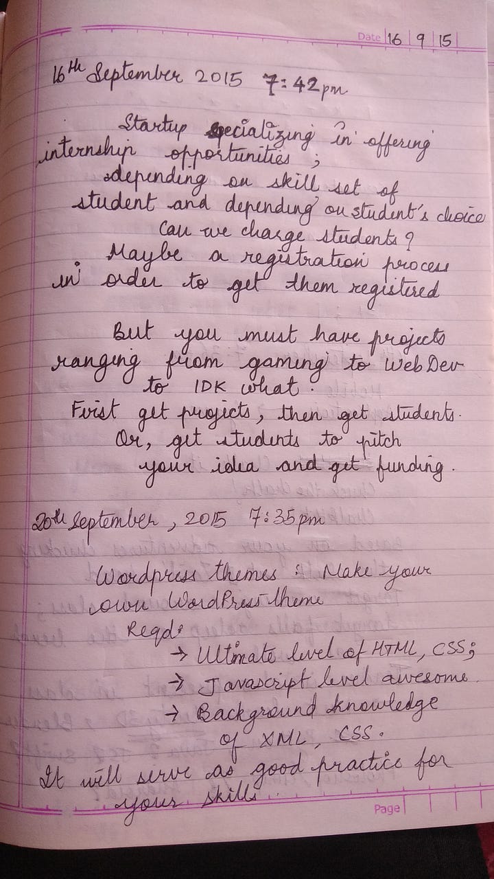 19 year old Swapneel's ideas for disrupting the future