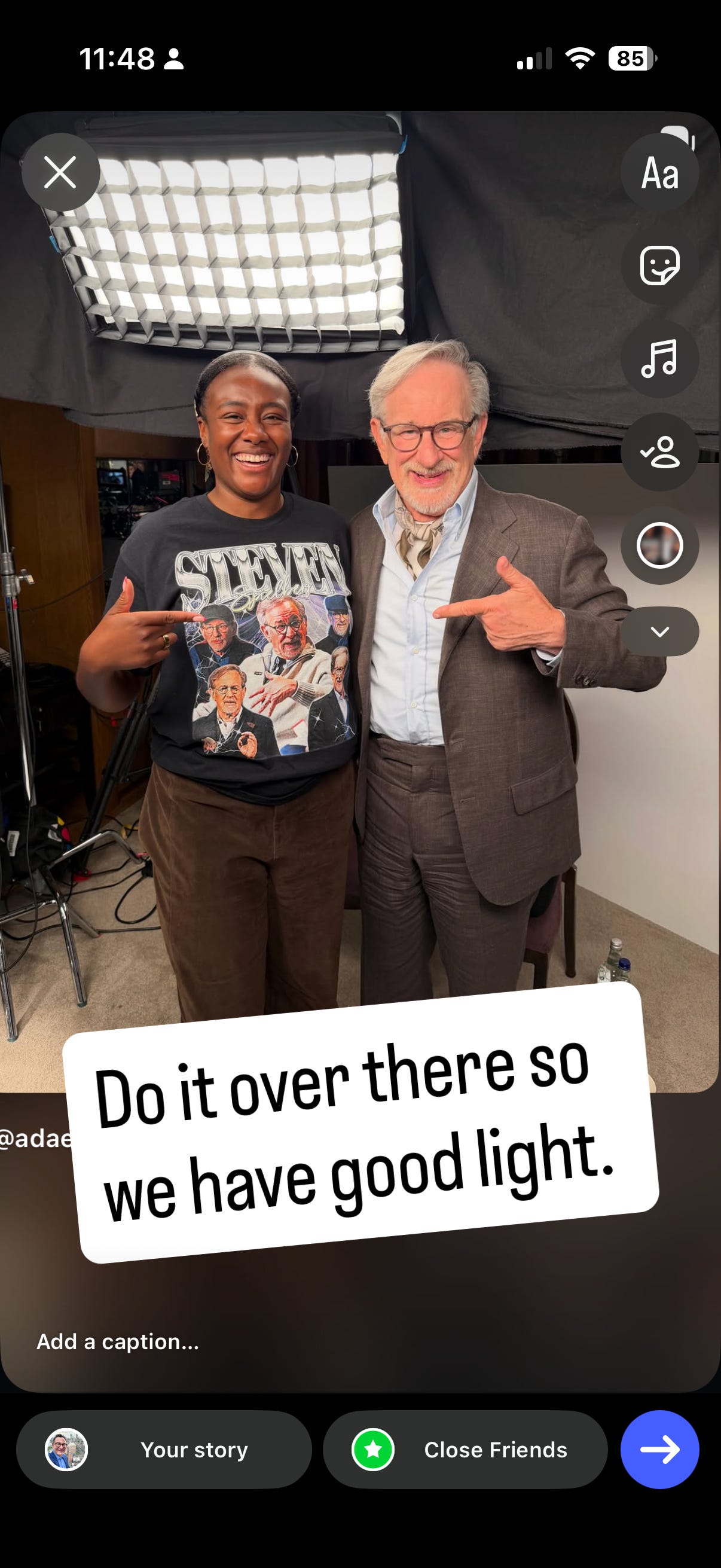 The Spielberg Shirt was Never Random