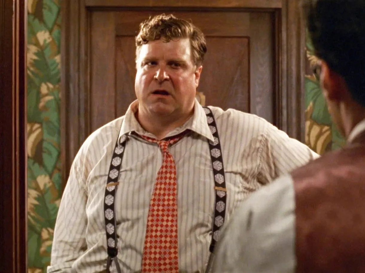 John Goodman says he cringes looking back at his acting in 'Barton Fink'