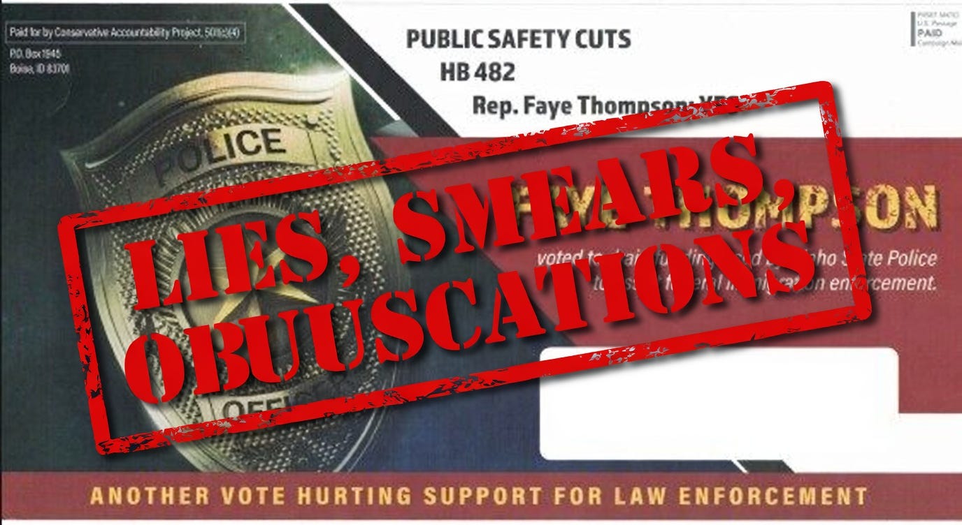 Lies, Smears, & Obfuscations about Rep. Faye Thompson