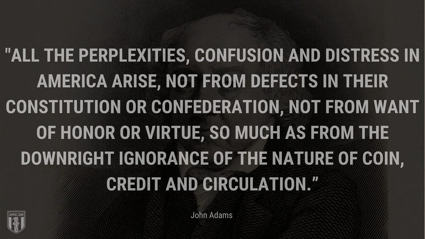 Founding Fathers Quotes on How Central Banking is Destructive to America's  Economic System