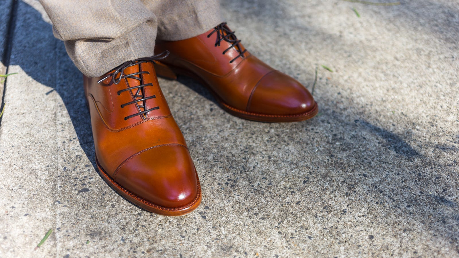 Beckett Simonon Chestnut Leather Oxfords Free Product Review: Beckett Simonon Shoes (With 20  main image 3