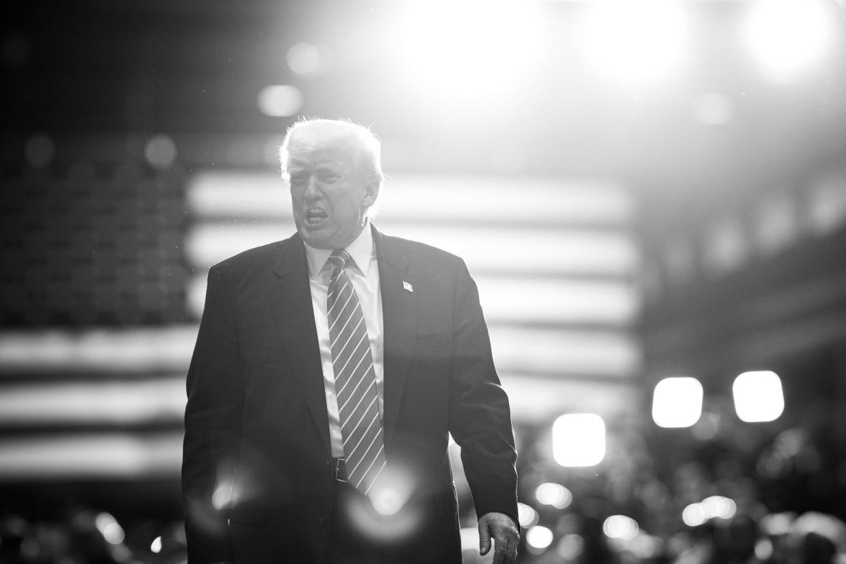 President Donald Trump delivers remarks on a partnership deal with U.S. Steel and Nippon Steel at the U.S. Steel Corporation-Irvin Works in West Mifflin, Pennsylvania, Friday, May 30, 2025. (Official White House Photo by Daniel Torok)