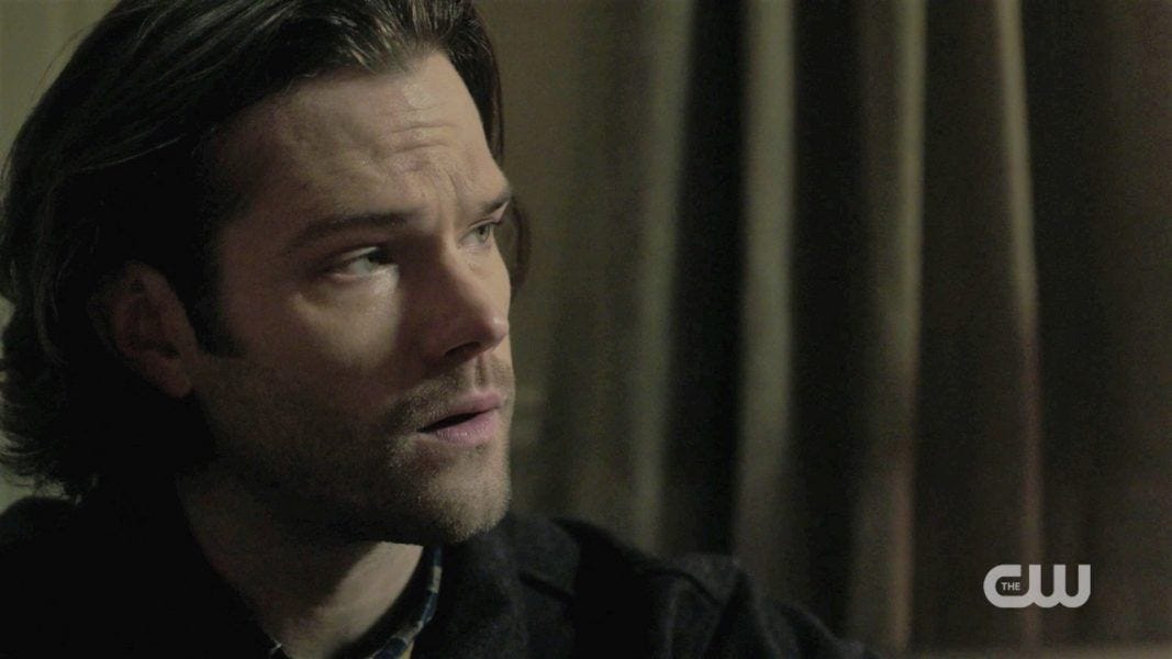sam winchester realizes sam is going into ocean spn 1412