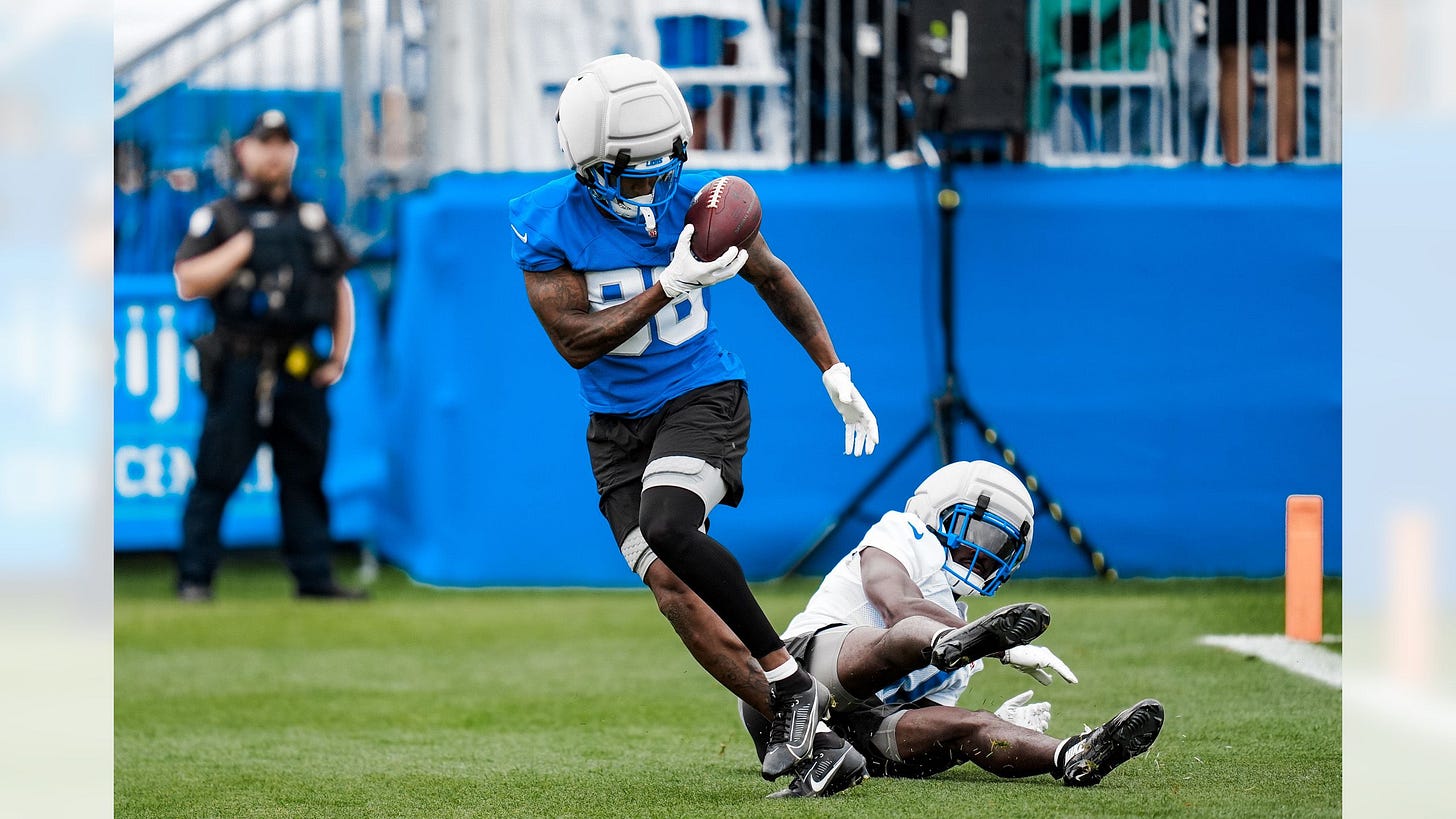 Cedrick Wilson at 2026 Detroit Lions training camp Cedrick Wilson at 2026 Detroit Lions training camp