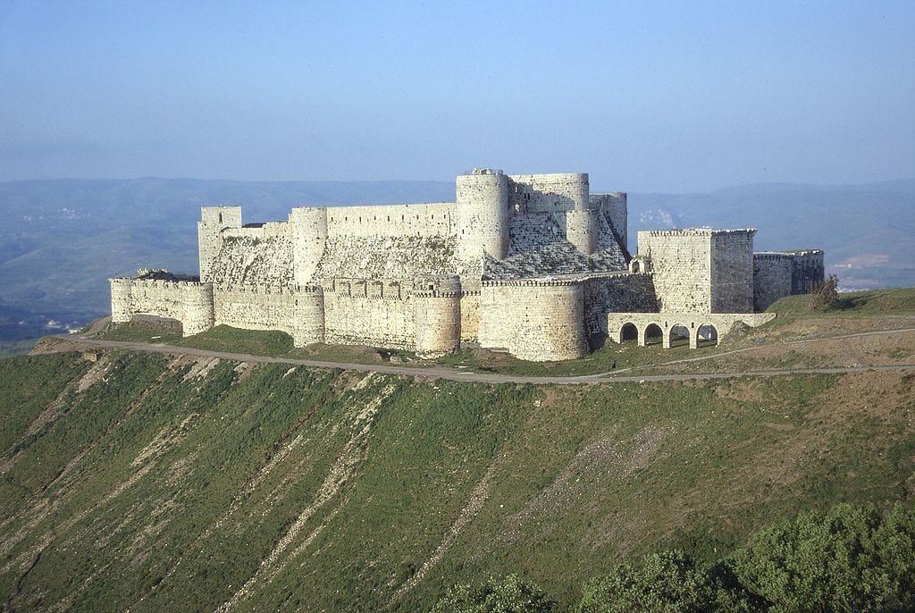 Krak de Chevaliers via Gianfranco Gazzetti / GAR  Wikipedia