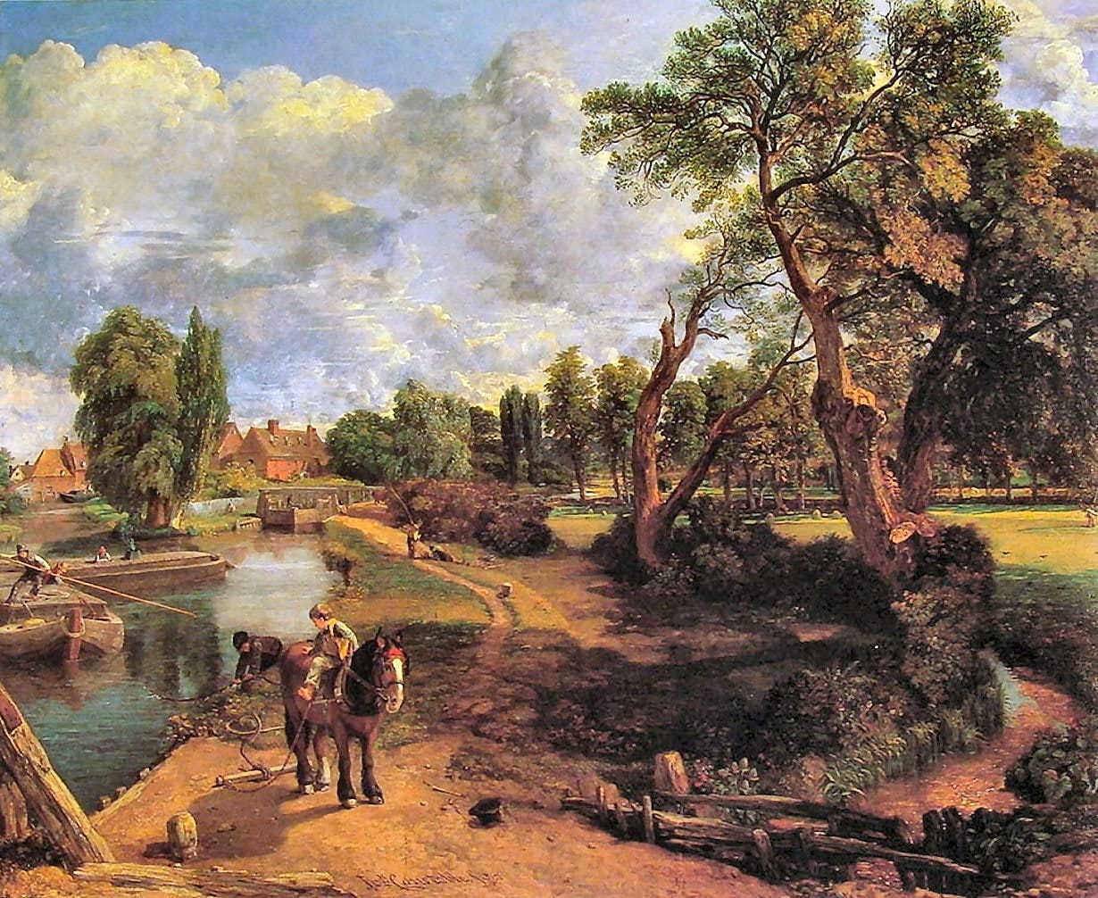 138 Flatford Mill 1816 John Constable Famous Art Print/Poster :  Amazon.co.uk: Home & Kitchen