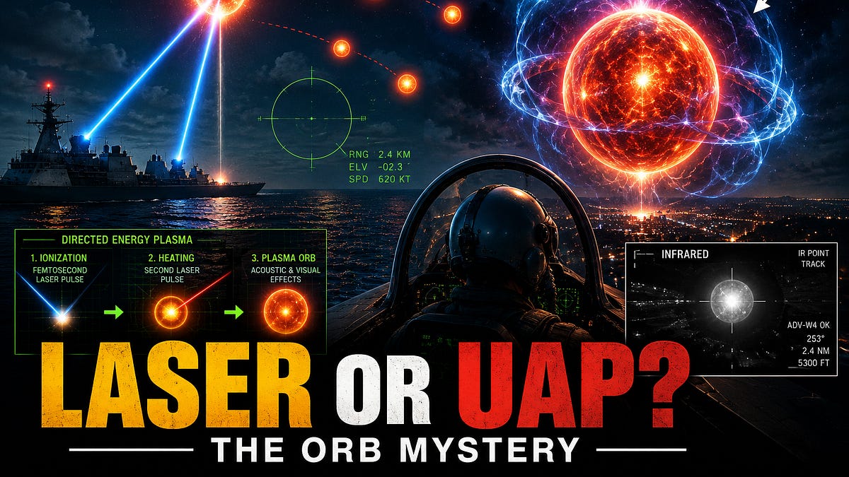 🚨 SOME UAP ORBS MAY BE LASER-PRODUCED PLASMA — BUT THE HARDEST CASES REQUIRE SOMETHING FAR STRANGER