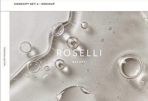 Branding for Roselli Beauty concept 4