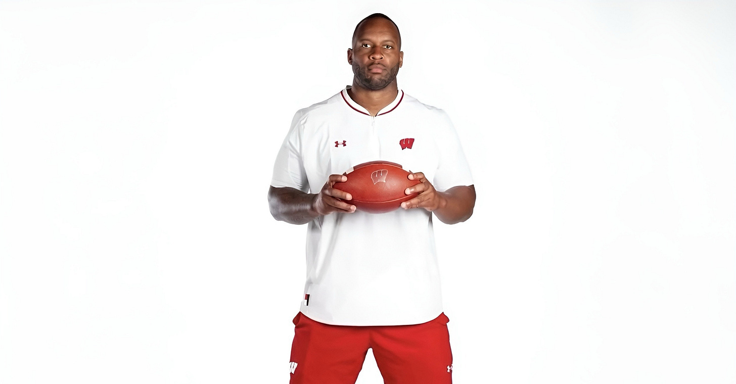 Wisconsin director of player development Curtis Grant. Wisconsin director of player development Curtis Grant.