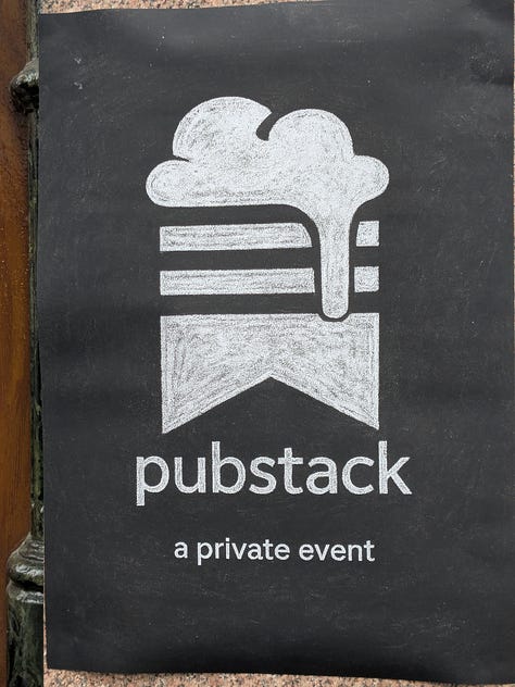 A selection of images from a Pubstack event in London