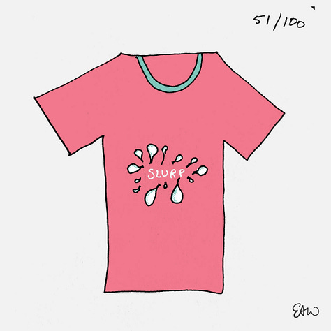 More thumbnail sketches of t-shirt concepts.
