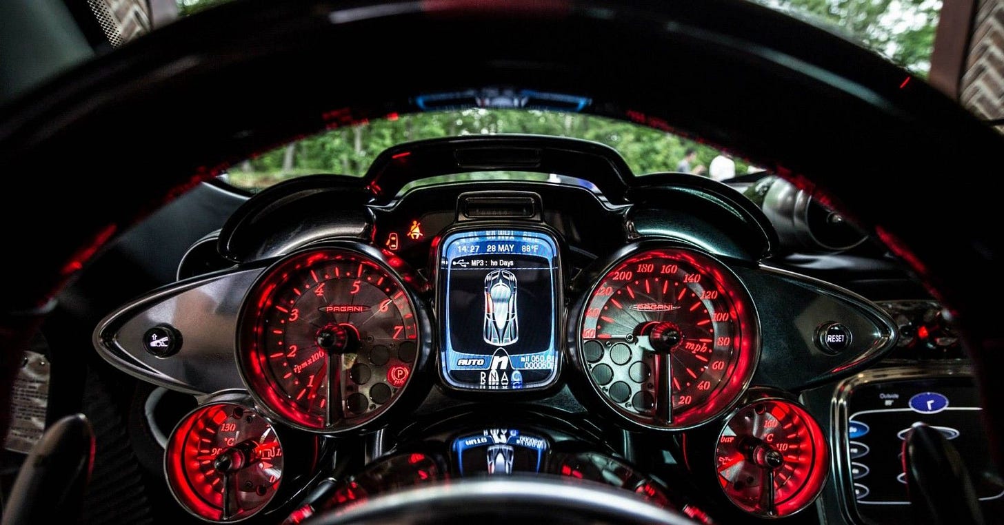 The Pagani Huayra Interior Looks Like A Spaceship From The Future