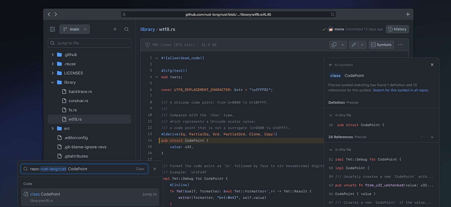 The technology behind GitHub’s new code search