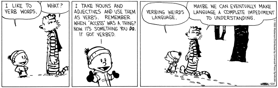 Calvin and Hobbes by Bill Watterson for January 25, 1993 | GoComics