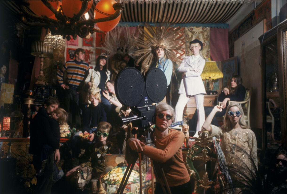 Hervé Gloaguen, ‘Andy WARHOL, NY 1966 (With Nico, Gérard MALANGA, Paul MORISSEY on “Tiger Morse”)’, 1966, Photography, C-print, Galerie Arcturus