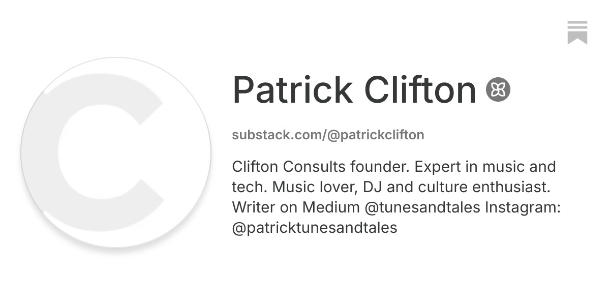 Patrick Clifton | Substack
