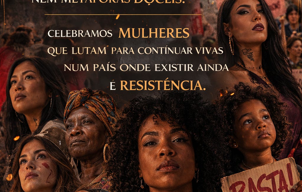 🌻Hoje, 08 de março, não é dia de flores vazias nem de homenagens superficiais