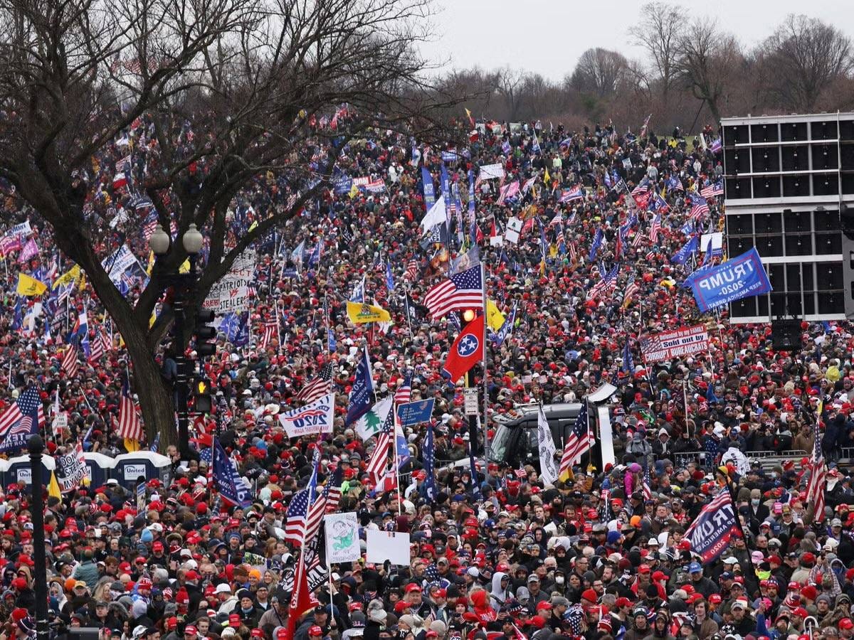 May be an image of crowd and text