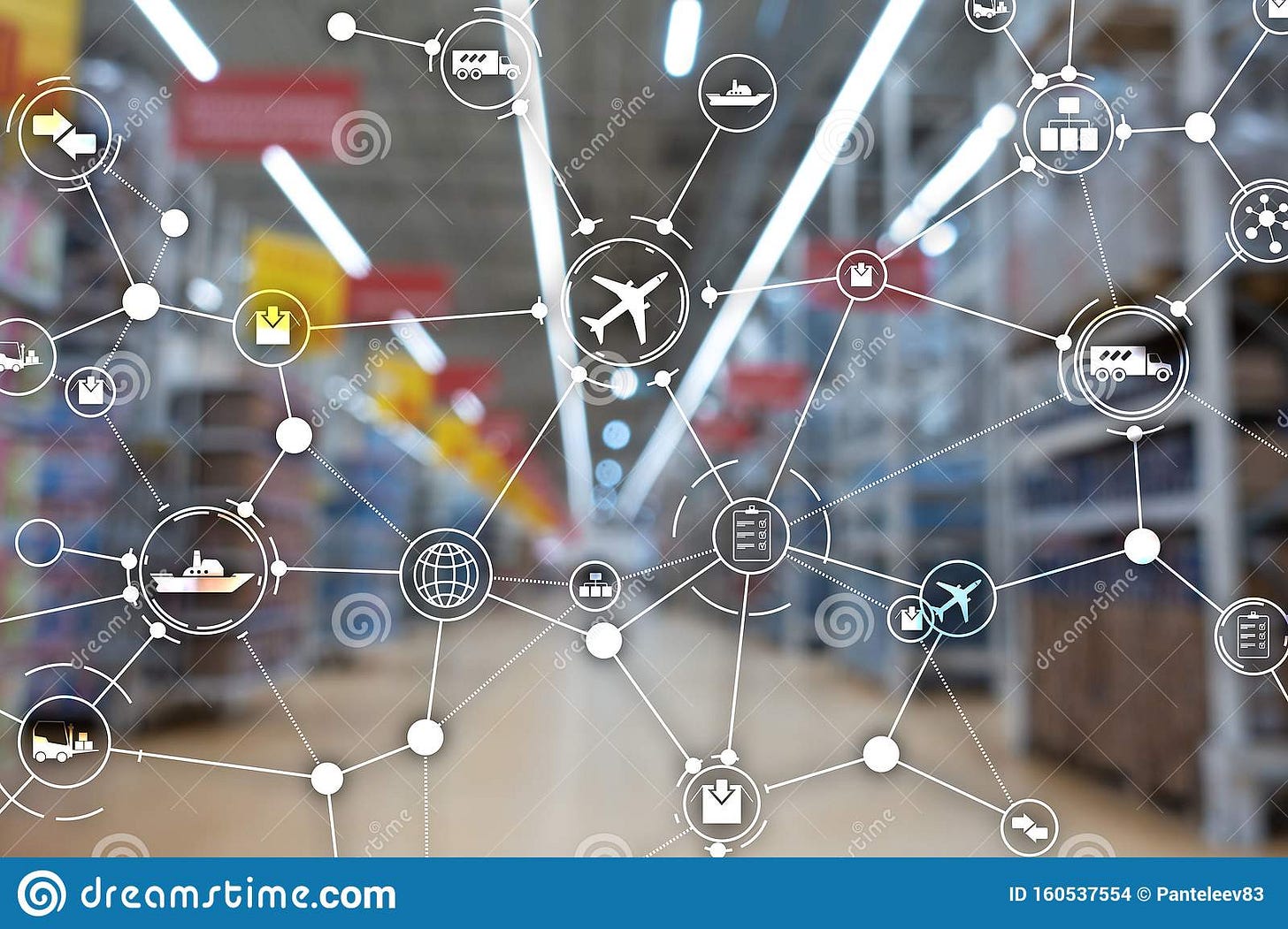Global Logistics Network Concept. Delivery Planning on Virtual Screen.  Stock Photo - Image of logistics, boat: 160537554
