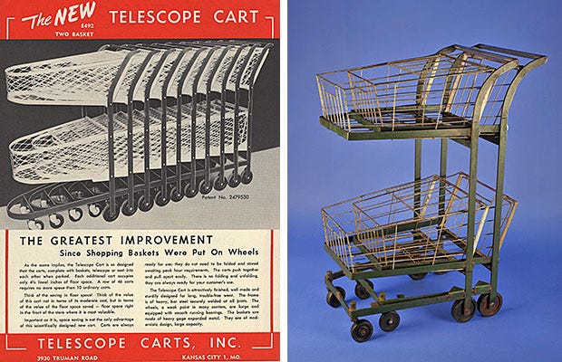 Shopping Around: How Folding Basket Carriers Became Modern Nesting Carts -  99% Invisible