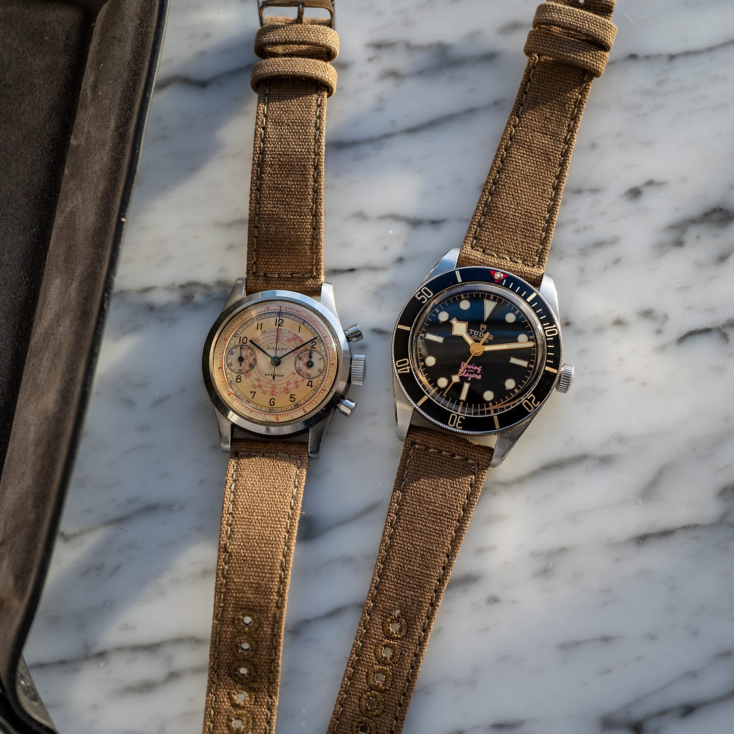 Canvas watch strap unpolished watches