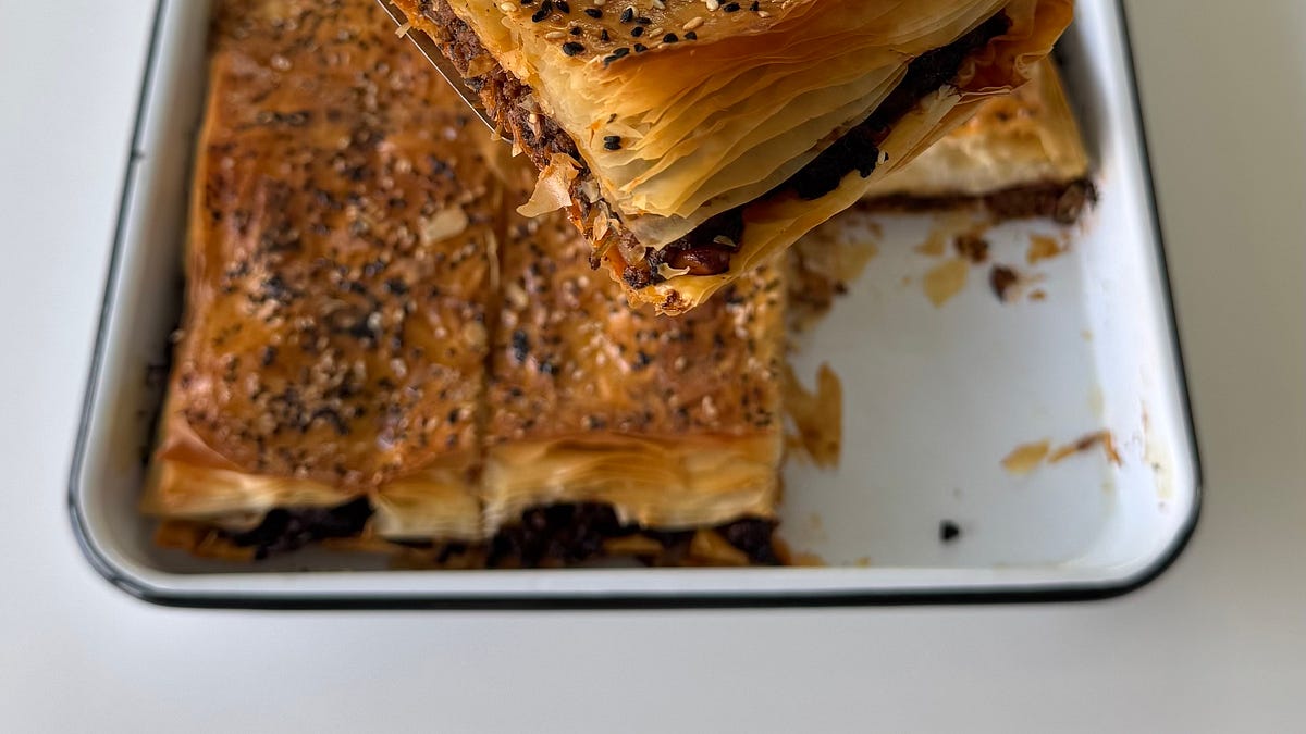 Sheet pan bourekas - by Arielle Nir Mamiye