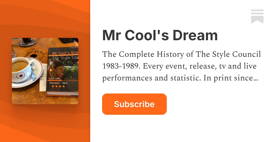 Mr Cool's Dream | Substack