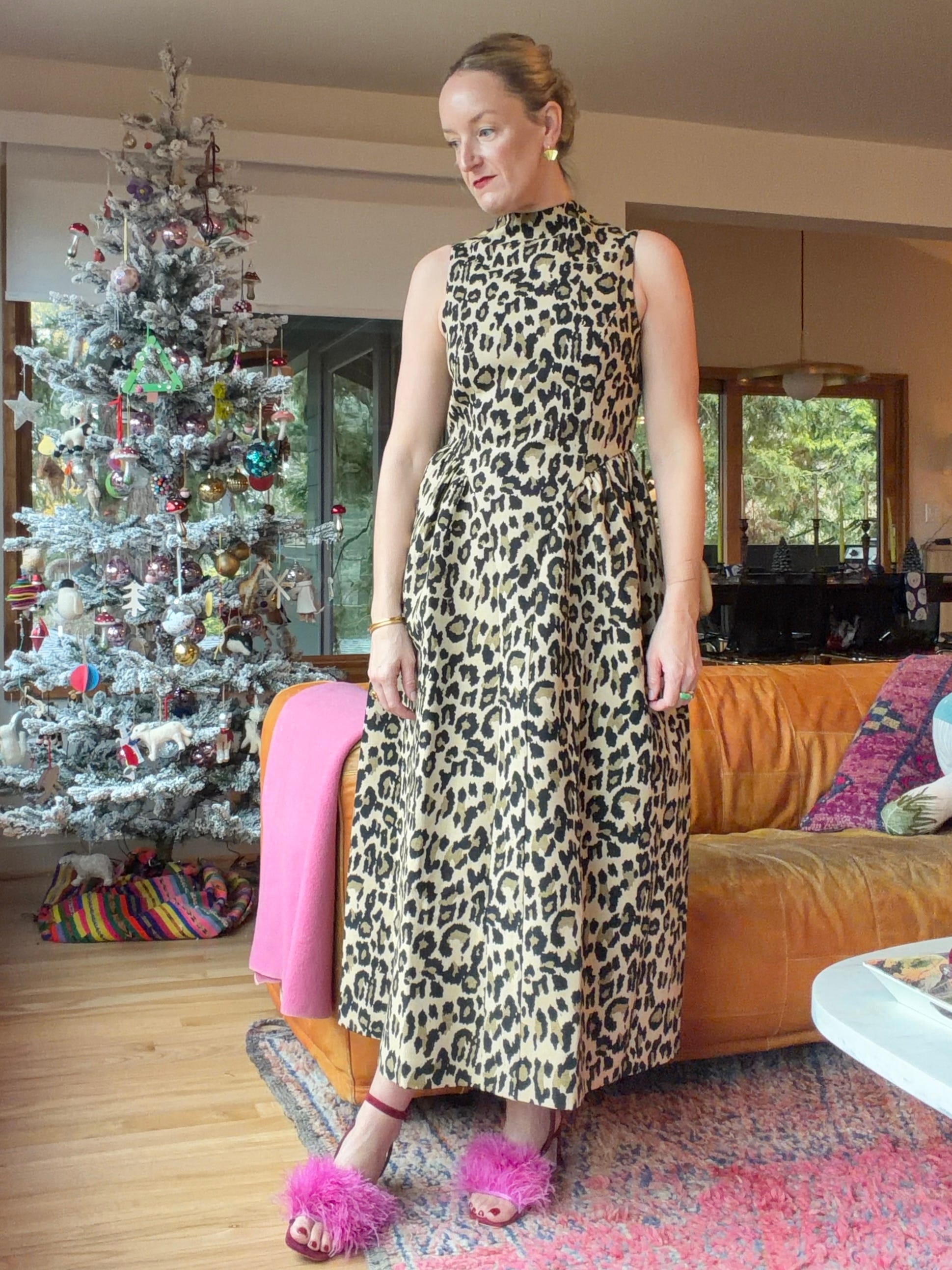 white christmas dresses Holiday Magic Sequined Christmas Dress – Mia Belle Girls main image 0