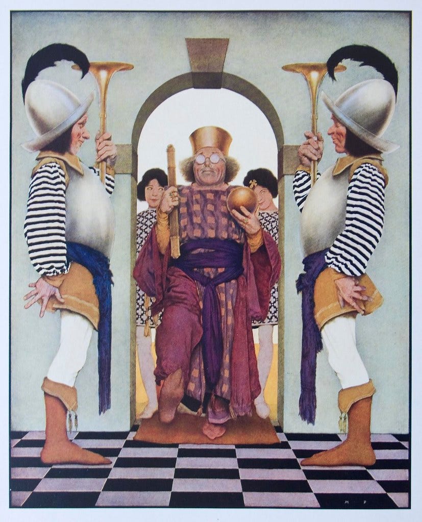 illustration - Maxfield Parrish 1925 | from the book 'The Kn… | Flickr