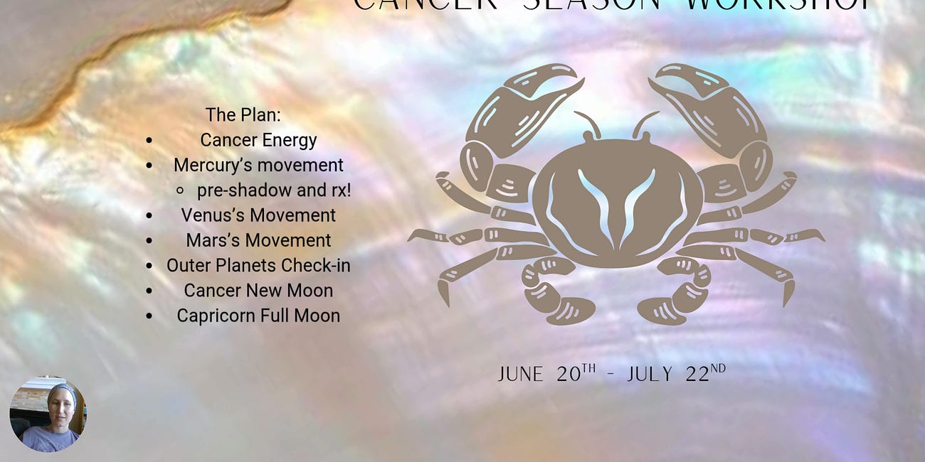 Cancer Season Workshop 2025