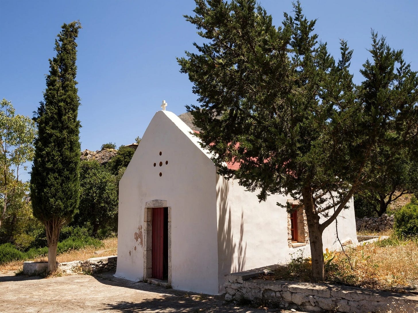 A lovely little church on the slopes behind Kavousi