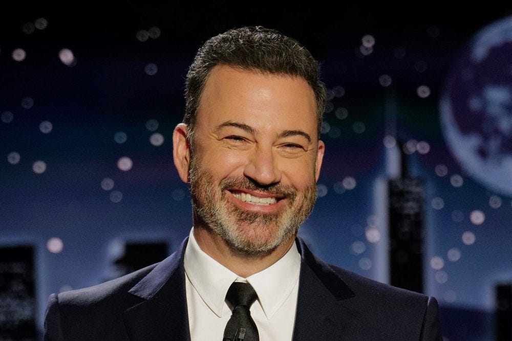 JIMMY KIMMEL LIVE! Ð ÒJimmy Kimmel Live!Ó airs every weeknight at 11:35 p.m. ET and features a diverse lineup of guests that include celebrities, athletes, musical acts, comedians and human interest subjects, along with comedy bits and a house band. The guests for Thursday, October 19 included Snoop Dogg, Ms. Pat, and musical guest October London. (Disney/Randy Holmes) JIMMY KIMMEL