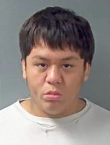 Mugshot of Kaden Manuel Lewis Shrum.