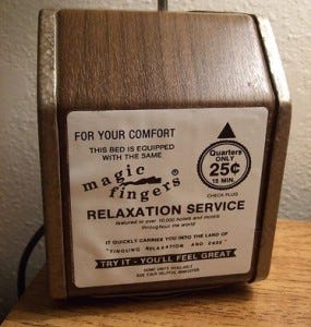 Magic Fingers machine