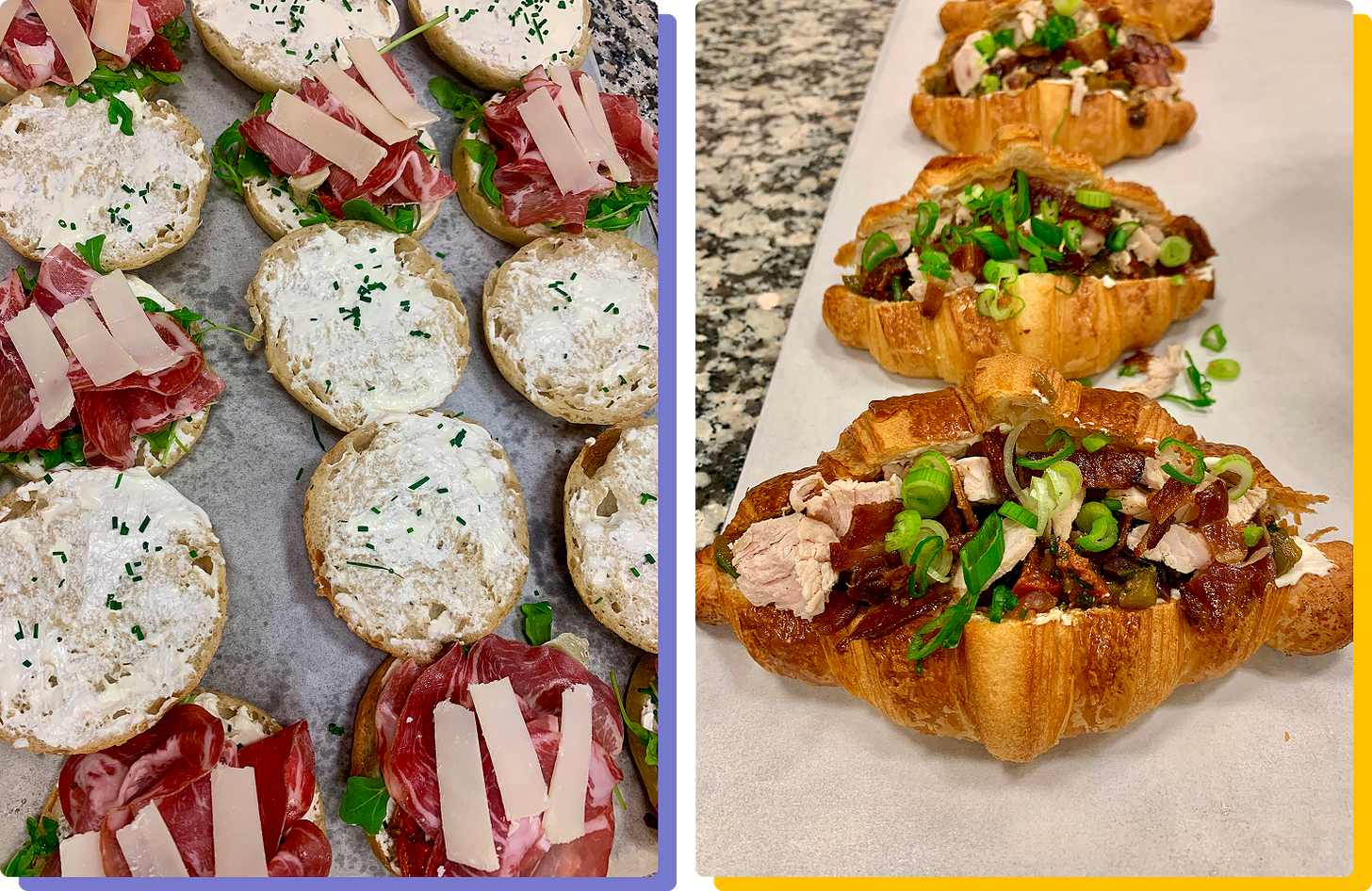 Photos of sandwiches