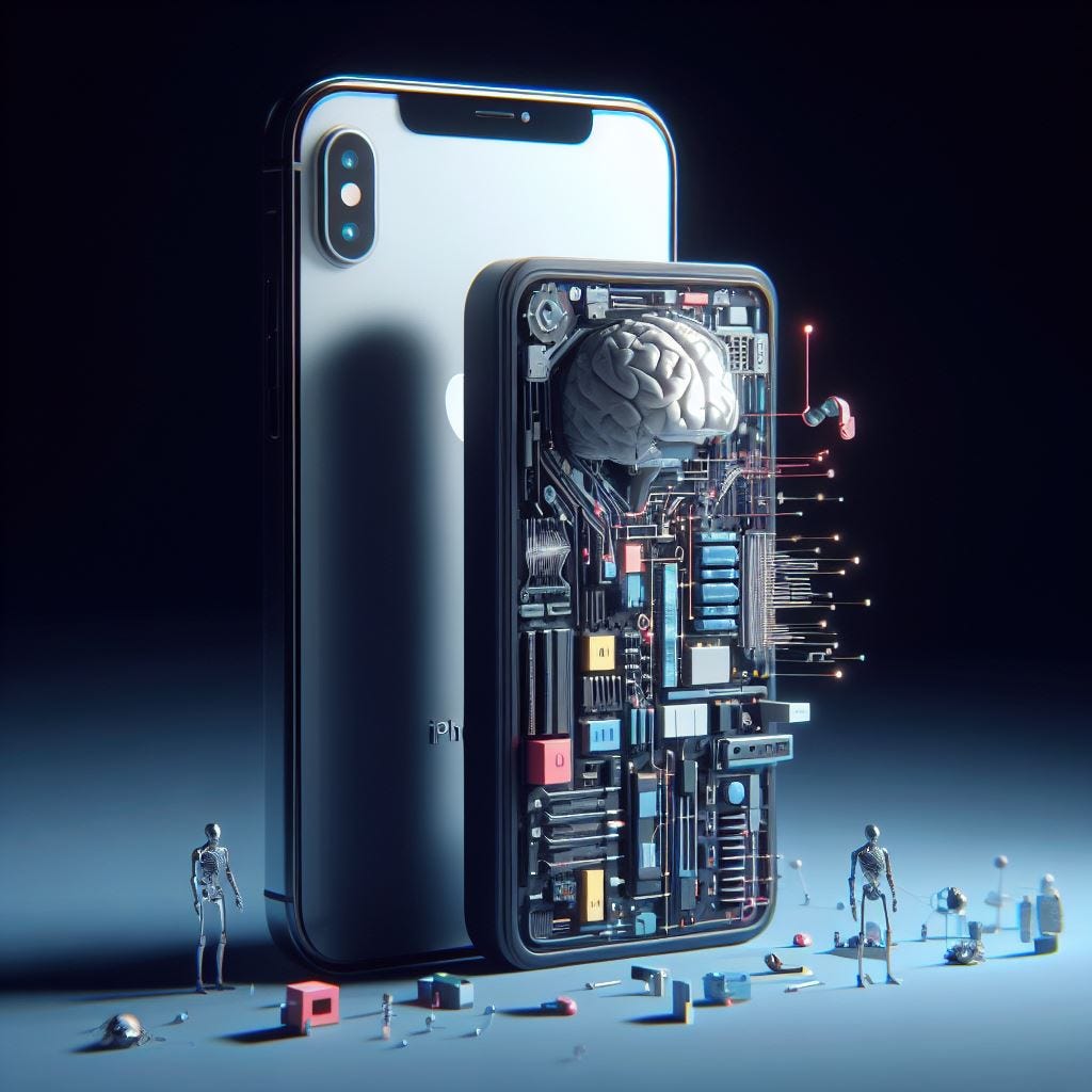 what if the iphone was any shape except a rectangle and now it had AI at it's core both hardware and software