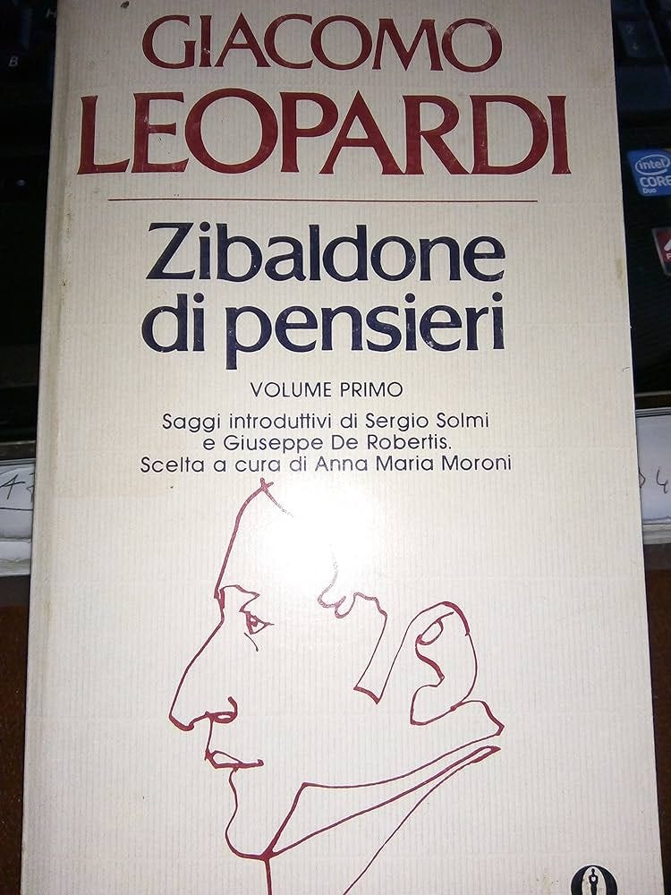 Zibaldone di pensieri: 9788804391531: Giacomo Leopardi: Books - Amazon.com