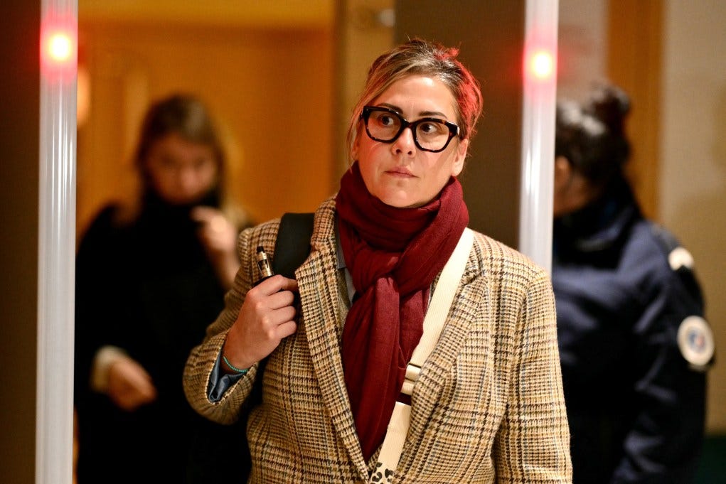 Caroline Darian wept in court and accused her father, Dominique Pelicot, of abusing her