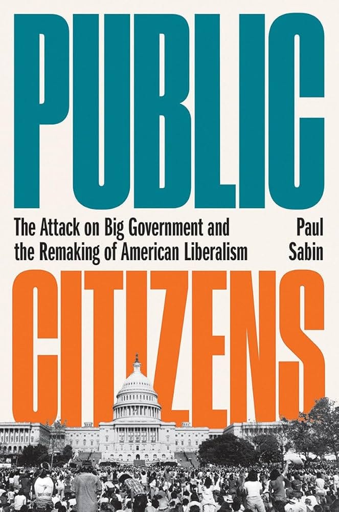 Amazon.com: Public Citizens: The Attack on Big Government and the Remaking  of American Liberalism: 9780393634044: Sabin, Paul: Books