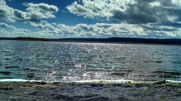 Lake at Yellowstone Lake at Yellowstone