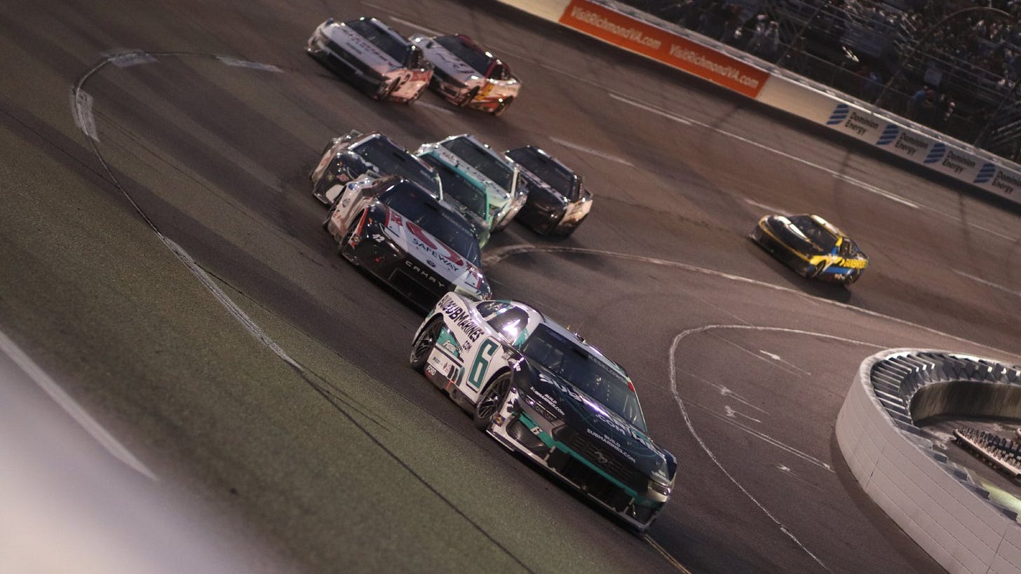 Brad Keselowski charter negotations limited amounts of practice Martinsville