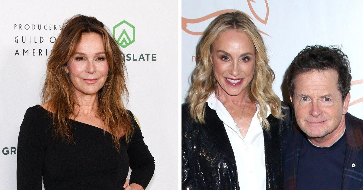 jennifer grey photo with michael j fox wife jennifer grey photo with michael j fox wife